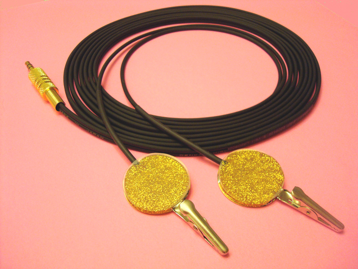 Cold Gold Contact Microphones Online Store Mini Contact Microphone Stereo Set with Clips